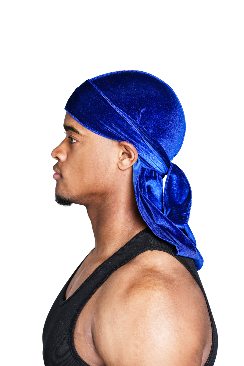 Snatched Flames Red Velvet Durag - Wave cap